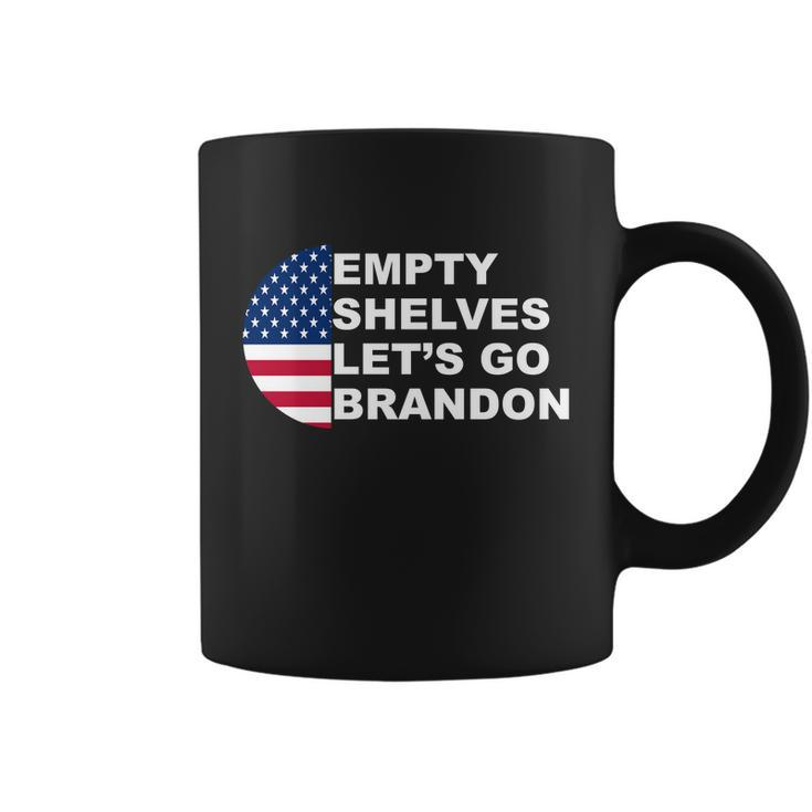 Funny Anti Biden Empty Shelves Joe Lets Go Brandon Anti Biden Coffee Mug