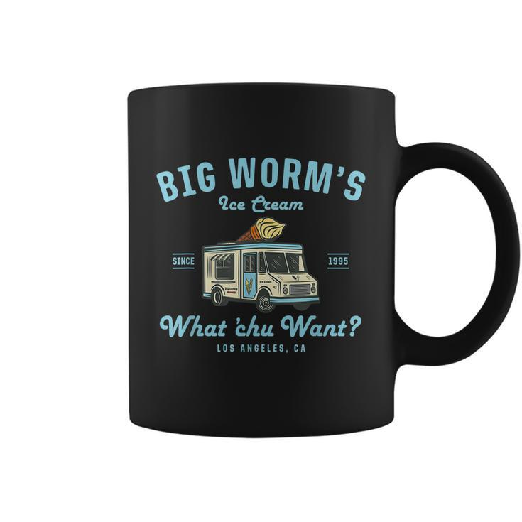 Funny Big Worms Ice Cream Truck Gift What Chu Want Gift Tshirt Coffee Mug