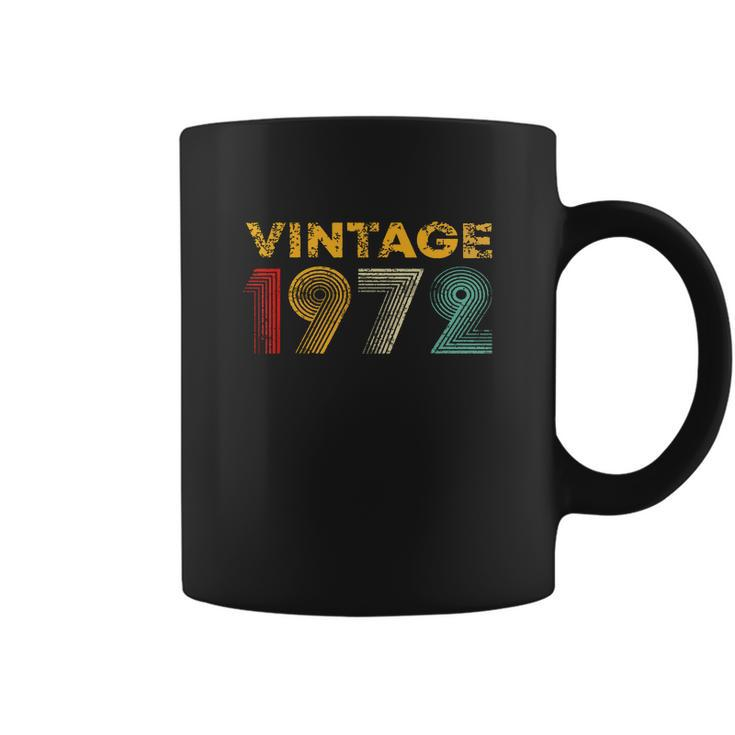 Funny Birthday Vintage 1972 50Th Birthday Gift Graphic Design Printed Casual Daily Basic Coffee Mug