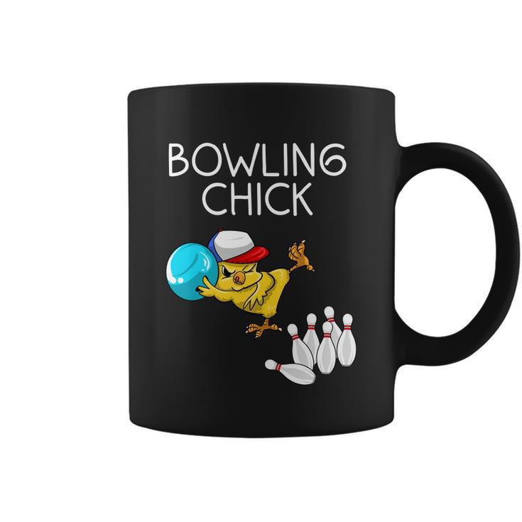 Funny Bowling Gift For Women Cute Bowling Chick Sports Athlete Gift Coffee Mug