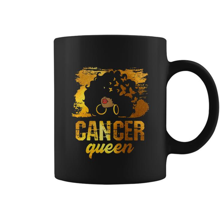Funny Cancer Queen Afro Born In June 21 To July 22 Birthday Coffee Mug