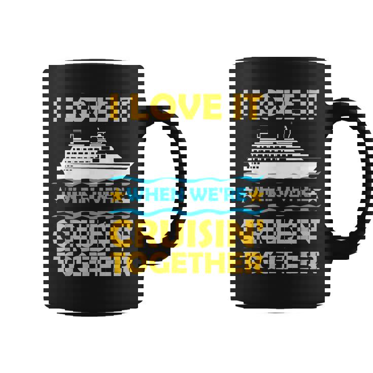 Funny Cruise Art For Men Women Couple Cruising Ship Vacation Coffee Mug