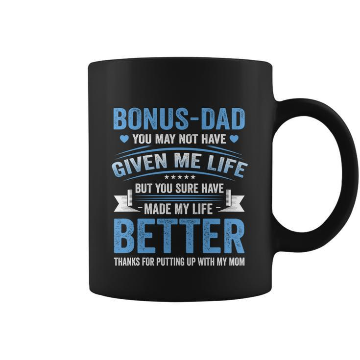 Funny Fathers Day Bonus Dad Gift From Daughter Son Wife Gift Coffee Mug