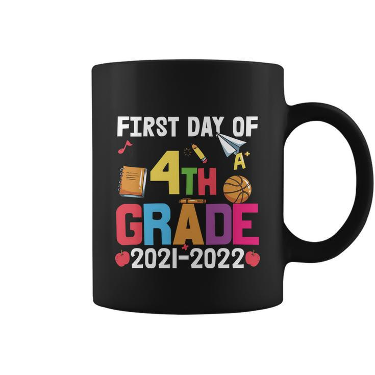 Funny First Day Of 4Th Grade Back To School Coffee Mug