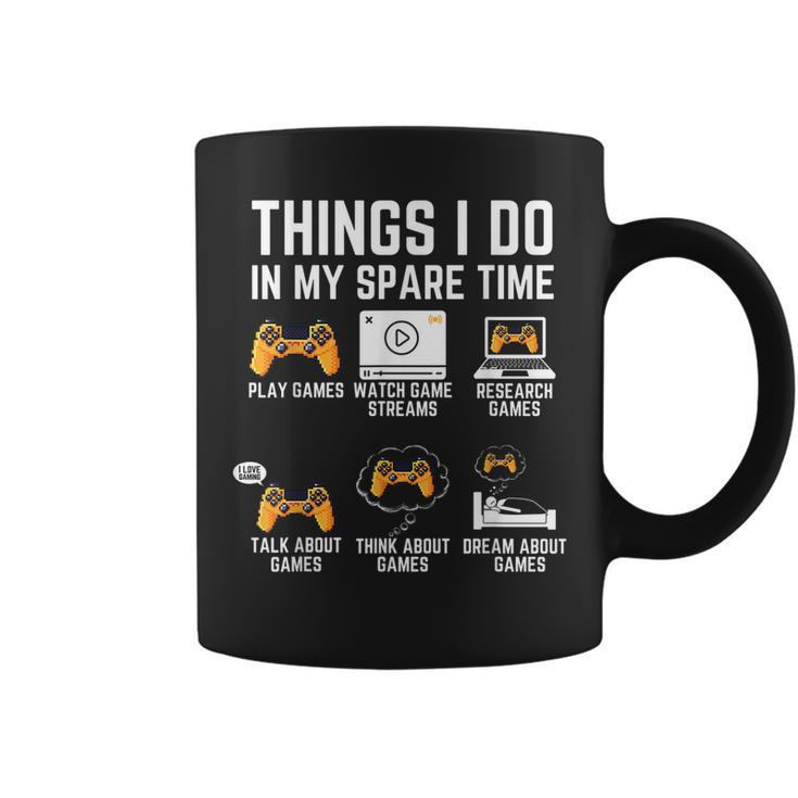 Funny Gamer Things I Do In My Spare Time Gaming  V3 Coffee Mug