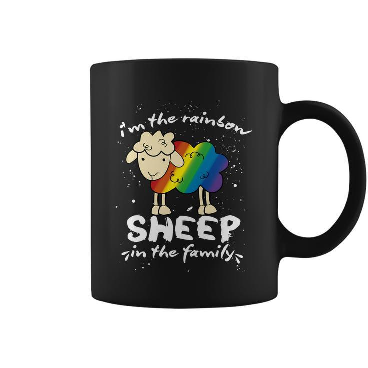 Funny Gay Pride Lgbt Gay Lesbian Im The Rainbow Sheep Gift Coffee Mug