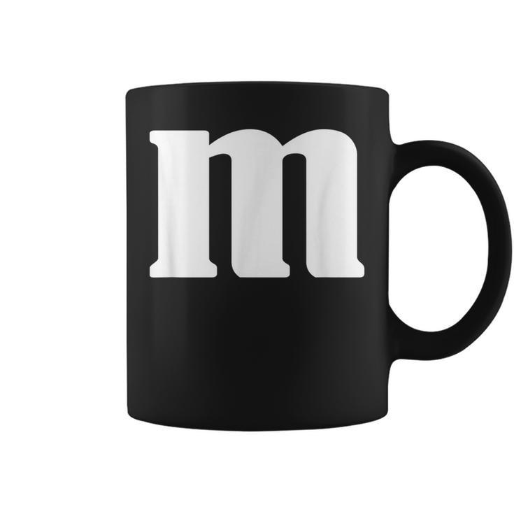 Funny Group Costume Letter M Groups Carnival Fancy Dress Mm  Coffee Mug