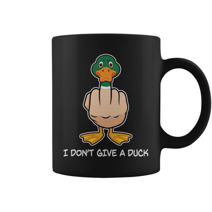 Funny I Dont Give A Duck Tshirt Coffee Mug