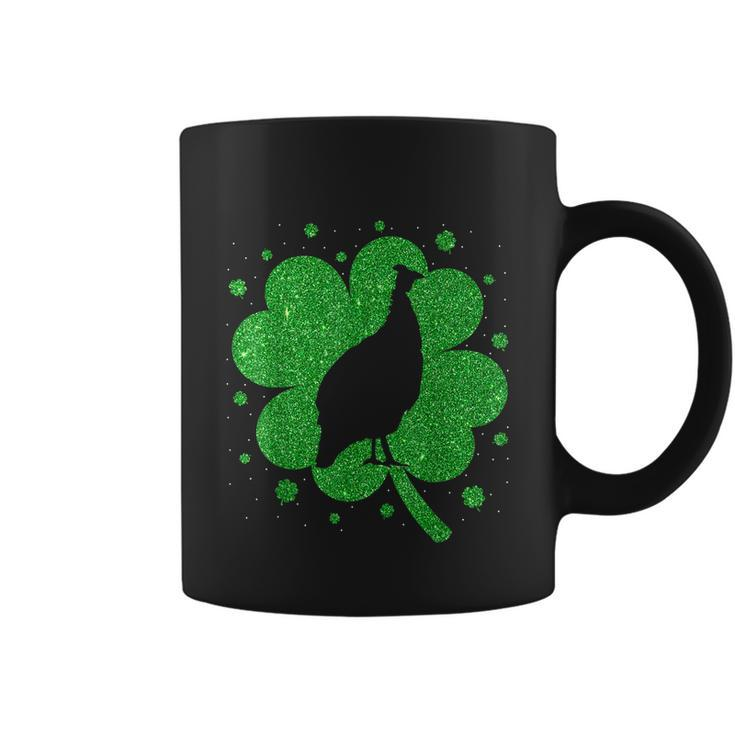 Funny Irish Shamrock Leaf Guinea Fowl Bird St Patricks Day Graphic Design Printed Casual Daily Basic Coffee Mug