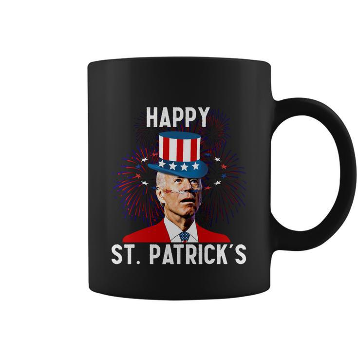 Funny Joe Biden Confused St Patricks Day For Fourth Of July Gift Graphic Design Printed Casual Daily Basic Coffee Mug