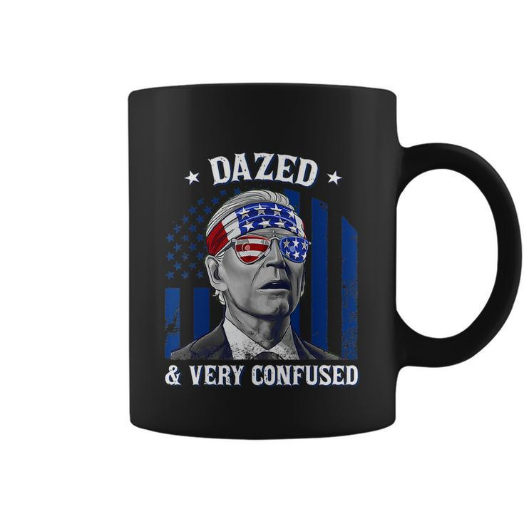 Funny Joe Biden Dazed And Very Confused 4Th Of July 2022 Coffee Mug