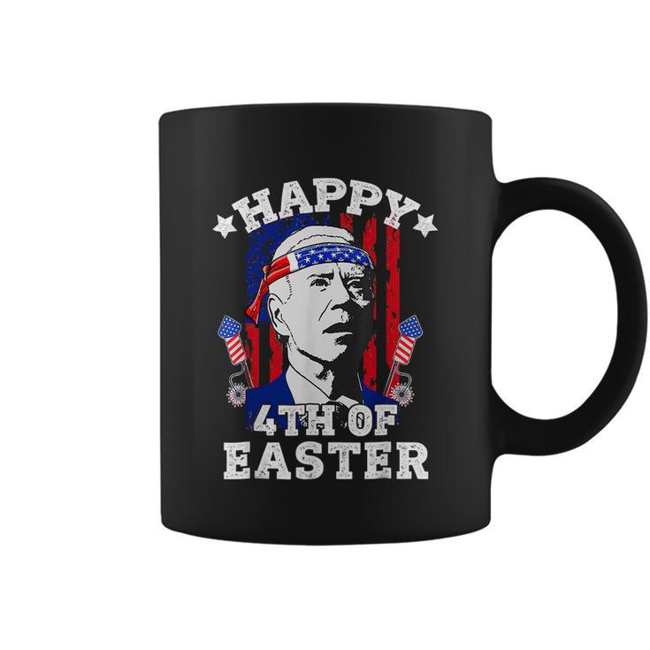 Funny Joe Biden Happy 4Th Of Easter American Flag Hunt Egg Tshirt Coffee Mug