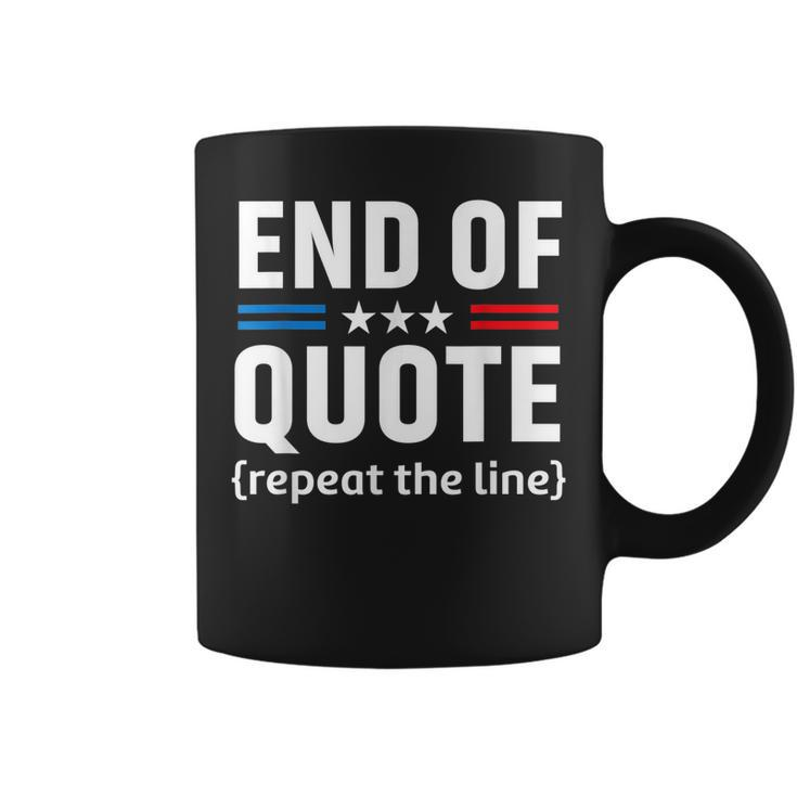 Funny Joe End Of Quote Repeat The Line  V2 Coffee Mug