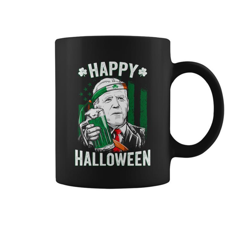 Funny Leprechaun Biden Happy Halloween For St Patricks Day Tshirt Coffee Mug