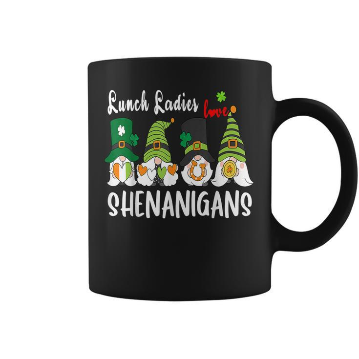 Funny Lunch Ladies Love Shenanigans Gnome St Patricks Day  Coffee Mug