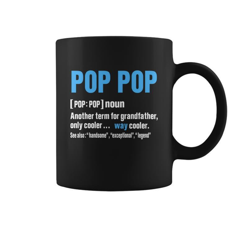 Funny Pop Pop Grandpa Fathers Day Poppop Coffee Mug