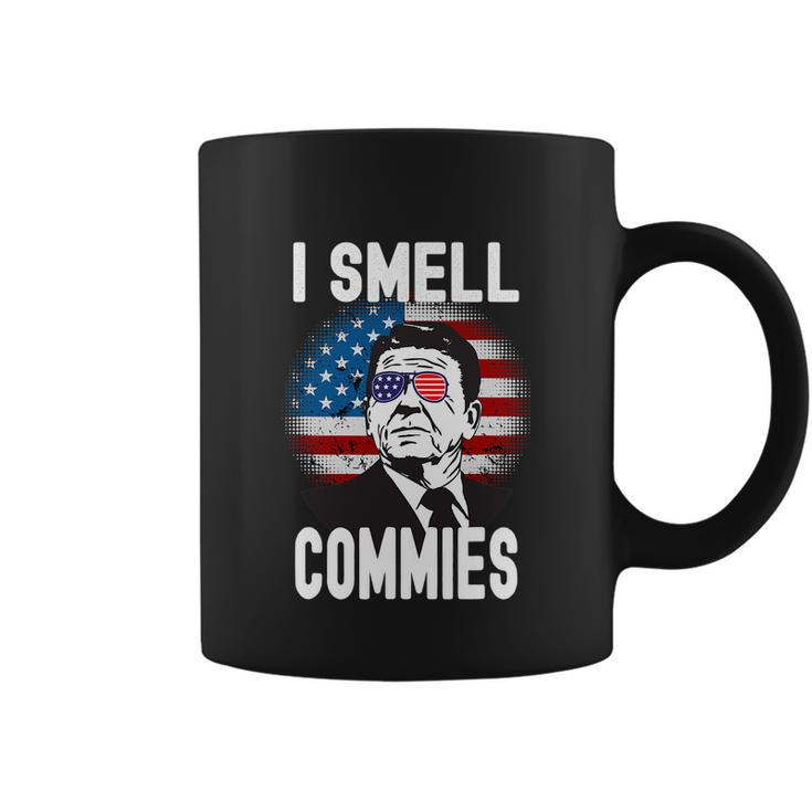 Funny Reagan Political Humor I Smell Commies Reaganomics Coffee Mug