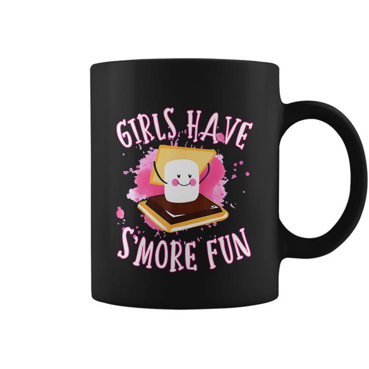 Funny Smores Camping Girls Have Smore Fun Camper Glamping Coffee Mug