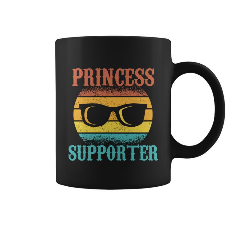 Funny Tee For Fathers Day Princess Supporter Of Daughters Gift Coffee Mug