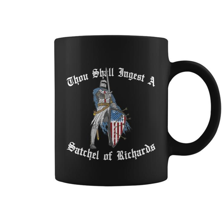 Funny Thou Shall Ingest A Satchel Of Richards Eat A Bag Of Dicks Gift Tshirt Coffee Mug