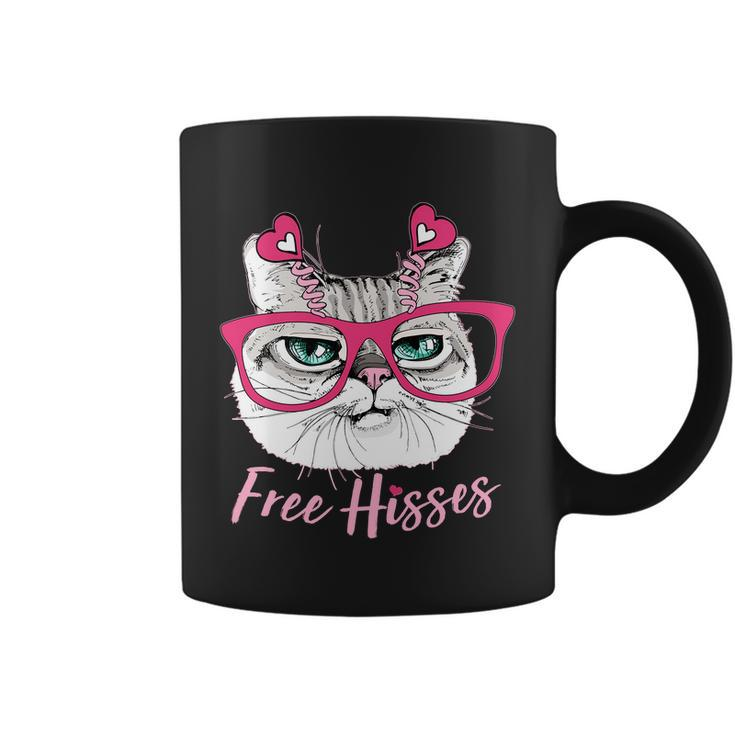Funny Valentine Cat Free Hisses Coffee Mug