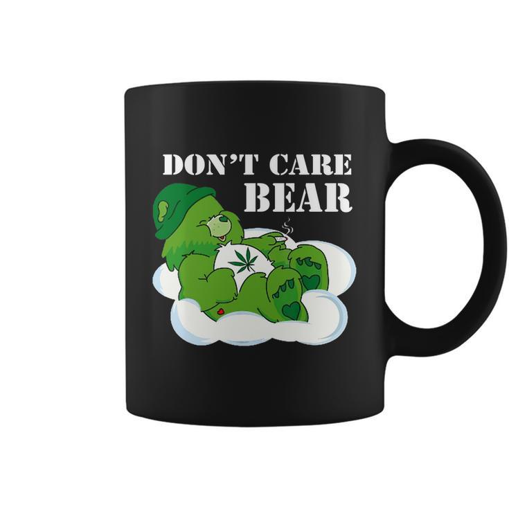 Funny Weed Bear Herb Bear Gift Dont Care Cute Bear Gift Tshirt Coffee Mug