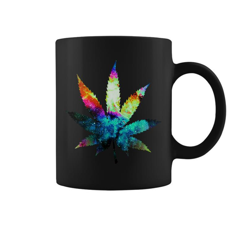 Galaxy Kush In Space Weed Coffee Mug
