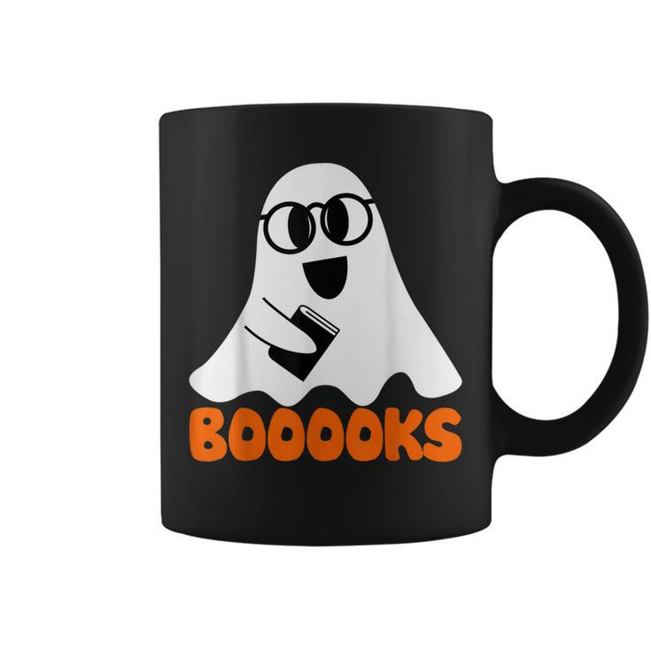 Ghost Booooks Halloween Boo Teacher And Kids Reading Books V3 Coffee Mug