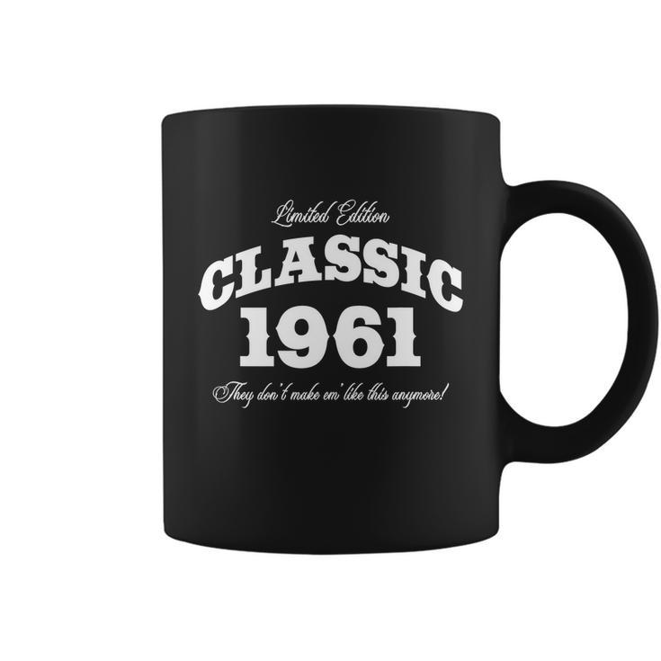 Gift For 60 Year Old Boys Girls Vintage Classic Car 1961 60Th Birthday Funny Gif Coffee Mug