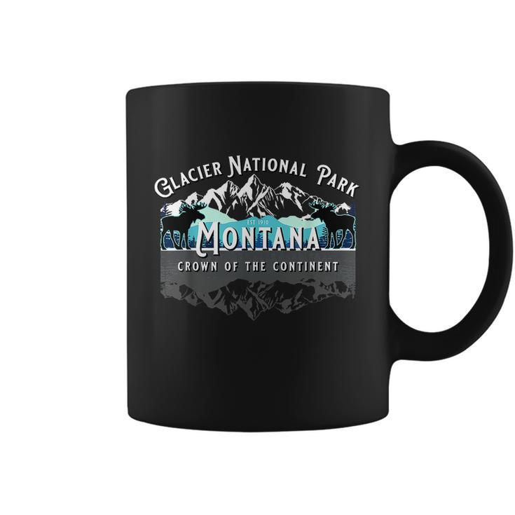 Glacier National Park Montana Moose Hiking Camping Souvenir Coffee Mug