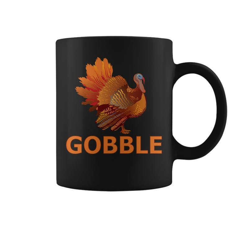 Gobble Turkey Thanksgiving Tshirt Coffee Mug