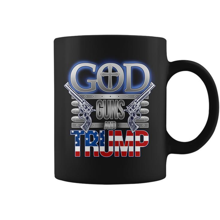 God Guns And Donald Trump Tshirt Coffee Mug