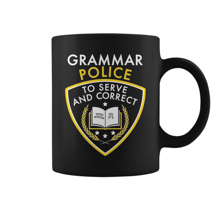 Grammar Police To Serve And Correct Funny V2 Coffee Mug