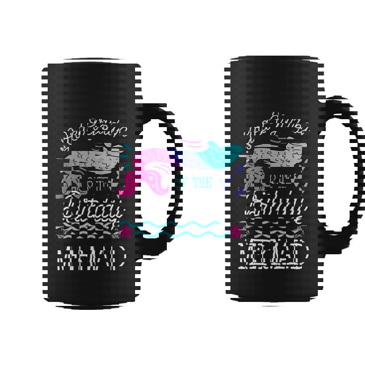Great Grandpa Of The Birthday Mermaid Theme Family Bday Coffee Mug