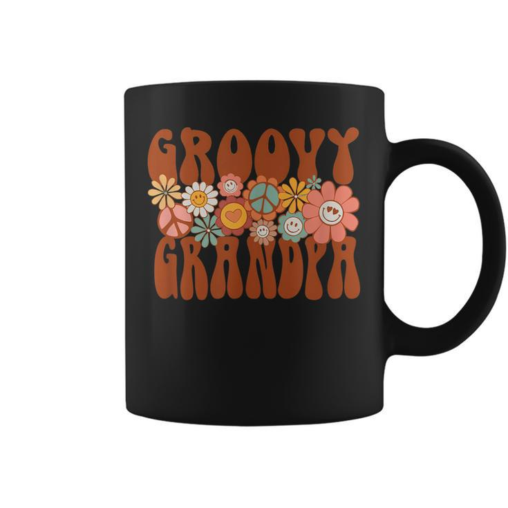 Groovy Grandpa Retro Matching Family Baby Shower  V2 Coffee Mug