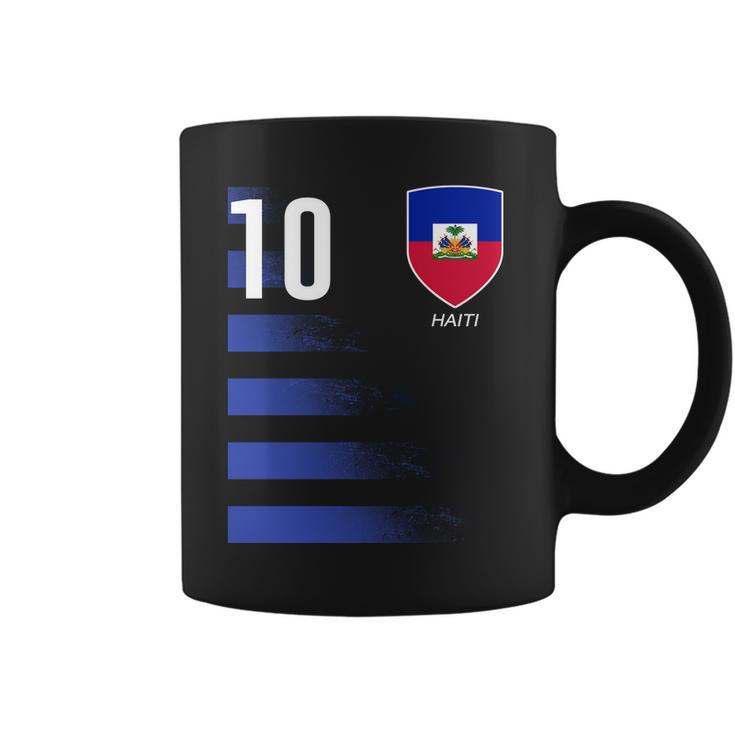 Haiti Football Soccer Futbol Jersey Coffee Mug