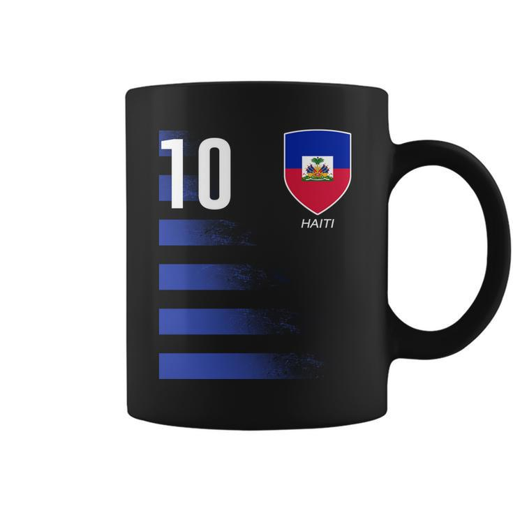 Haiti Football Soccer Futbol Jersey Tshirt Coffee Mug