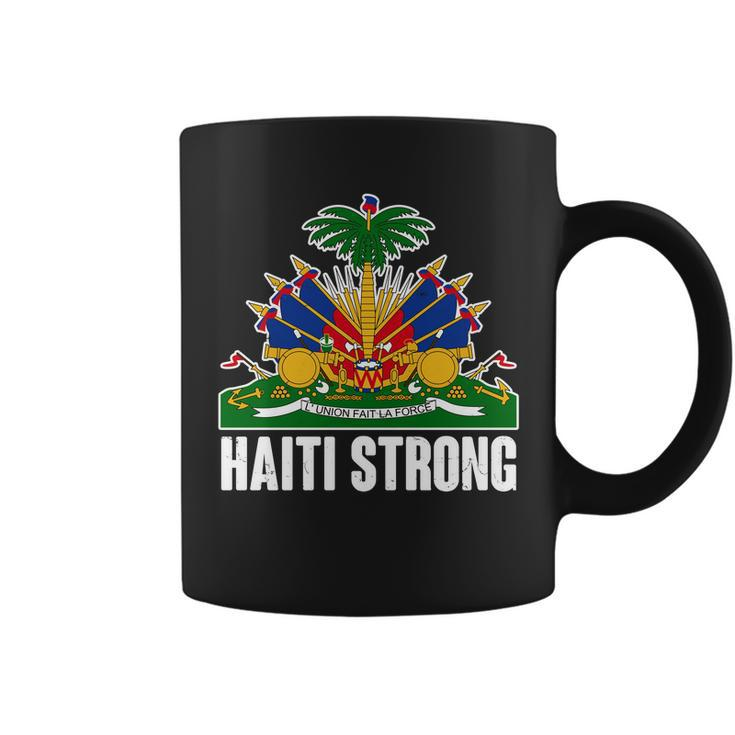 Haiti Strong Flag Symbol Logo Coffee Mug