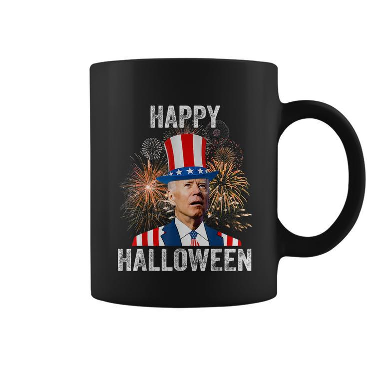 Halloween Funny Happy 4Th Of July Anti Joe Biden Happy Halloween Coffee Mug