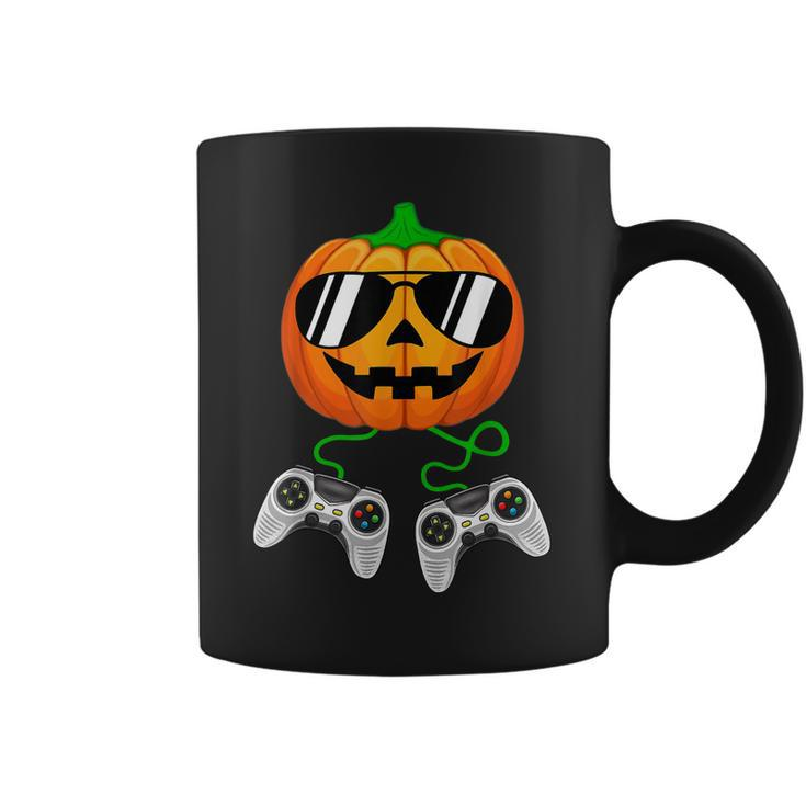 Halloween Jack O Lantern Gamer Boys Kids Men Funny Halloween  V9 Coffee Mug
