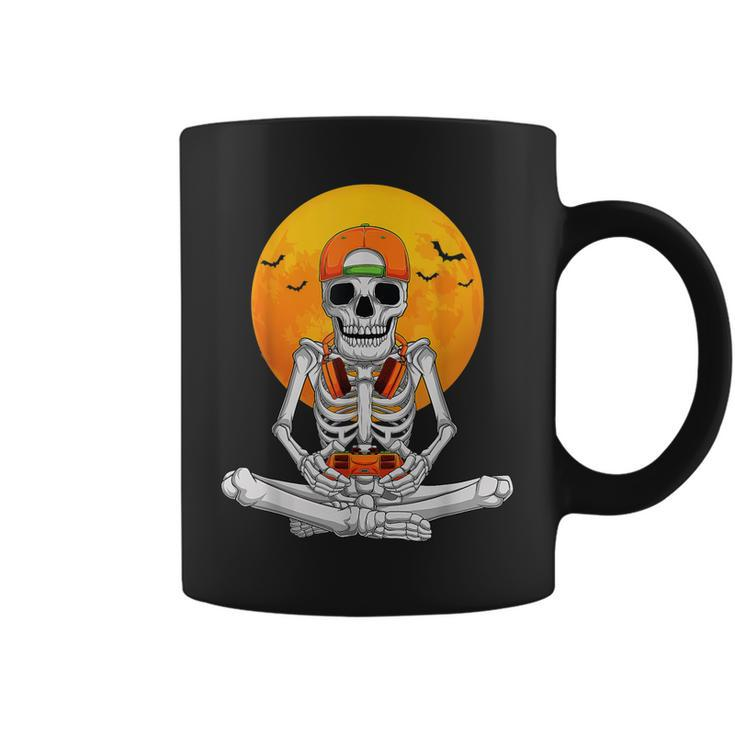 Halloween Skeleton Gamer Video Gaming Boys Men Kids Ns  Coffee Mug