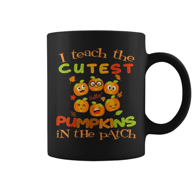 Halloween Teacher Cutest Pumpkin Patch Kindergarten Teacher  Coffee Mug