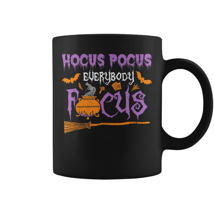 Halloween Teacher Or Student Hocus Pocus Everybody Focus  Coffee Mug