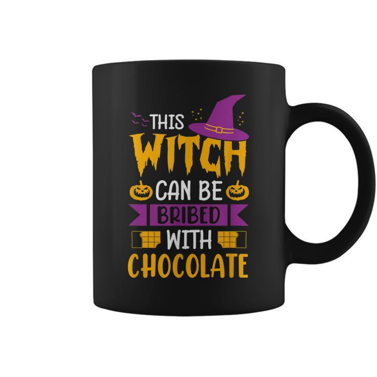 Halloween This Witch Can Be Bribed With Chocolate  Coffee Mug