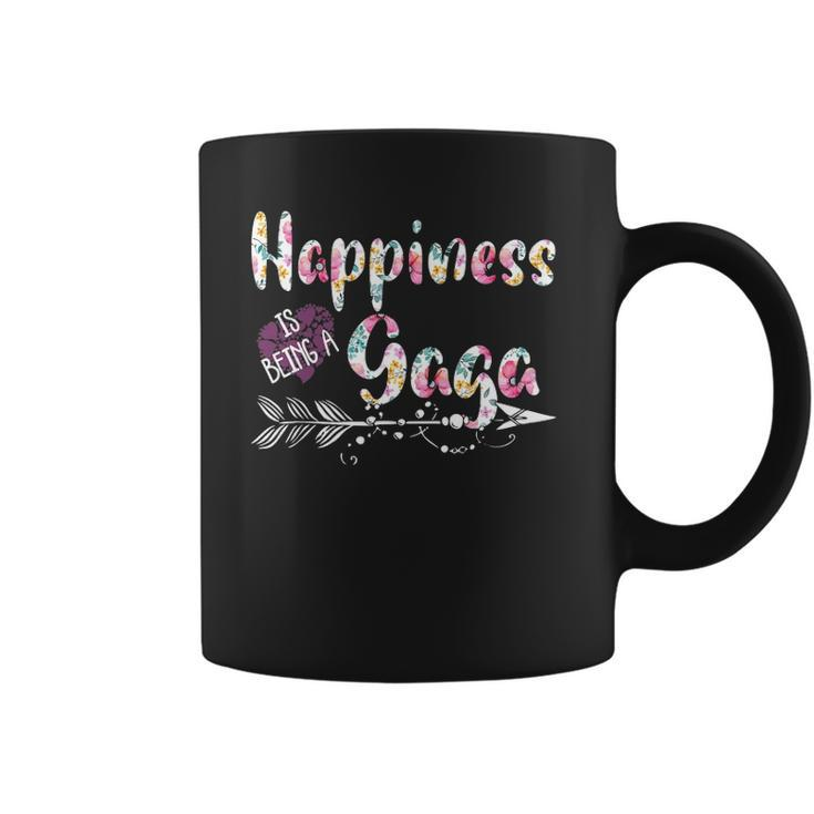 Happiness Is Being A Gaga  Cute Womens Grandma Coffee Mug