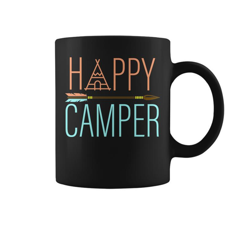 Happy Camper Funny Camping Coffee Mug