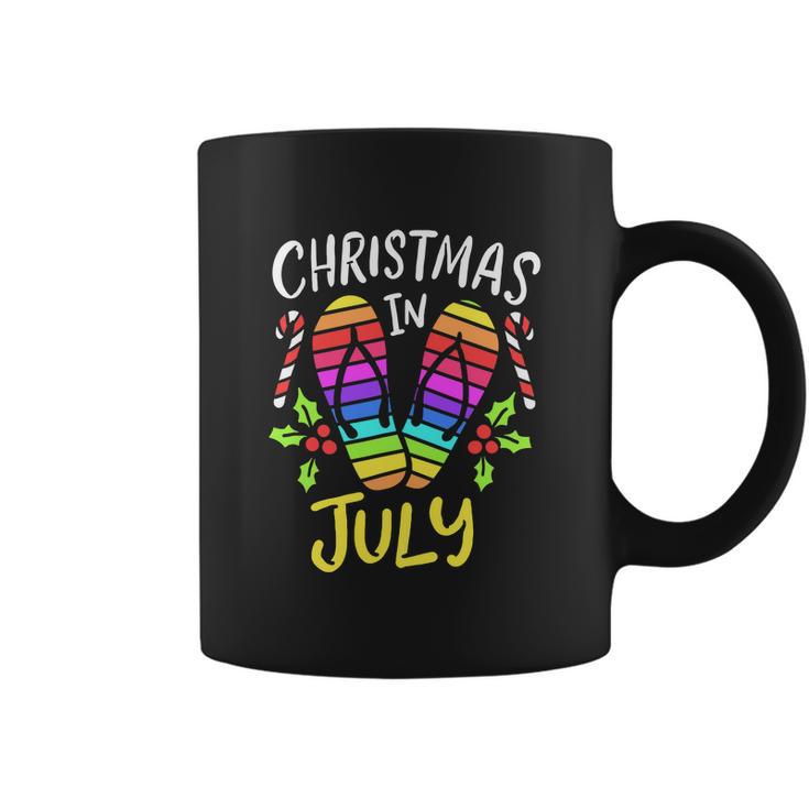 Happy Christmas In July Summer Vacation Coffee Mug