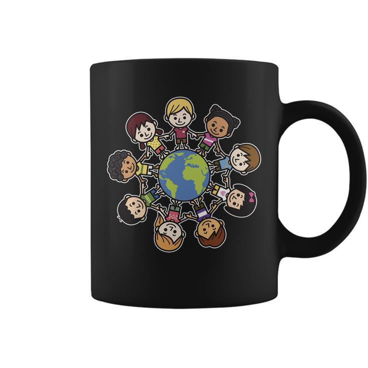 Happy Earth Day Children Around The World Coffee Mug