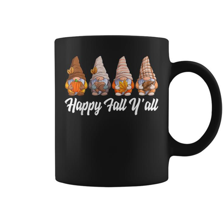 Happy Fall Yall Gnome Pumpkin Funny Autumn Gnomes  Coffee Mug