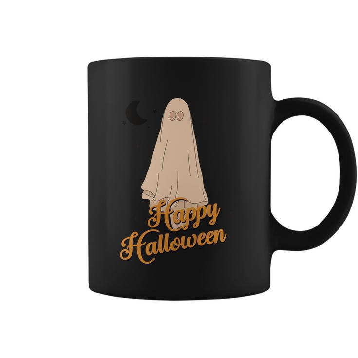 Happy Halloween Ghost Boo Halloween Quote Coffee Mug